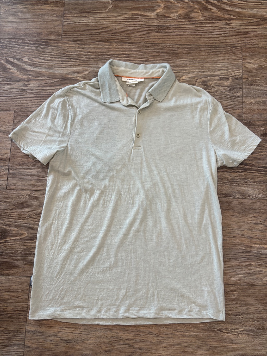 Icebreaker 150 Merino Tech Light Short Sleeve Polo Men's Size Medium Sample